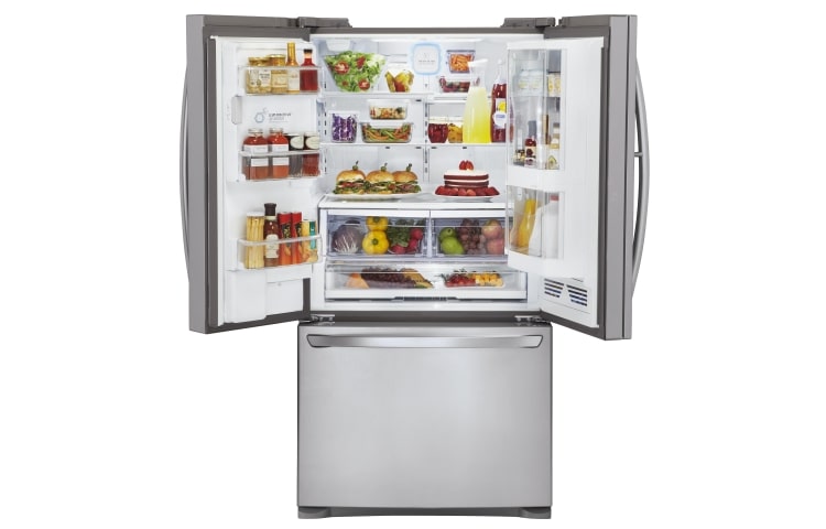 LG 730L 3 Door French Door Refrigerator With Door-In-Door™, GR-D730SL