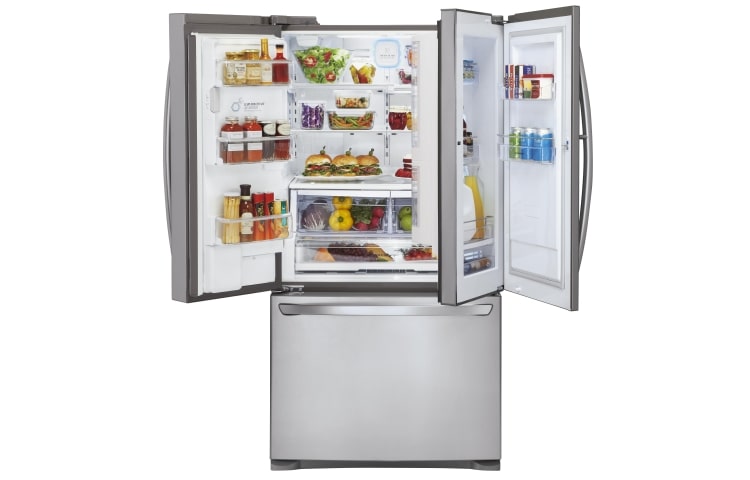 LG 730L 3 Door French Door Refrigerator With Door-In-Door™, GR-D730SL