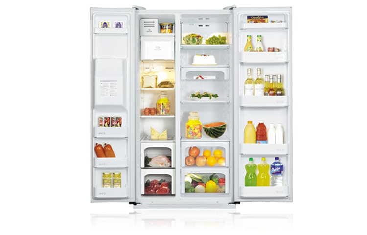 LG 567L Titanium Side by Side with Automatic Ice Maker, GR-L197NIS