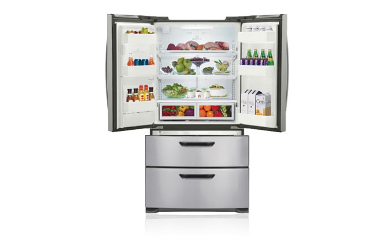 LG 610L 4 Door French Door Refrigerator with Slim Indoor Ice & Water, GR-L219CPL