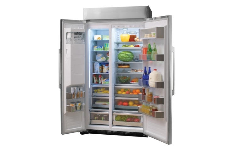 LG 814L Built In Side by Side Refrigerator with Ice & Water Dispenser, GR-L814FBI