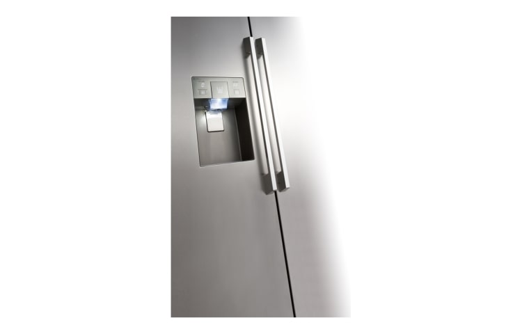 LG 814L Built In Side by Side Refrigerator with Ice & Water Dispenser, GR-L814FBI