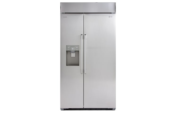 LG 814L Built In Side by Side Refrigerator with Ice & Water Dispenser, GR-L814FBI