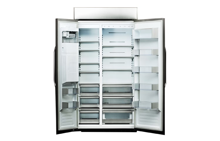 LG 814L Built In Side by Side Refrigerator with Ice & Water Dispenser, GR-L814FBI