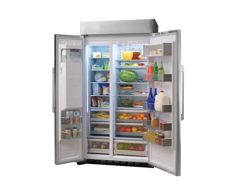 LG 814L Built In Side by Side Refrigerator with Ice & Water Dispenser, GR-L814FBI