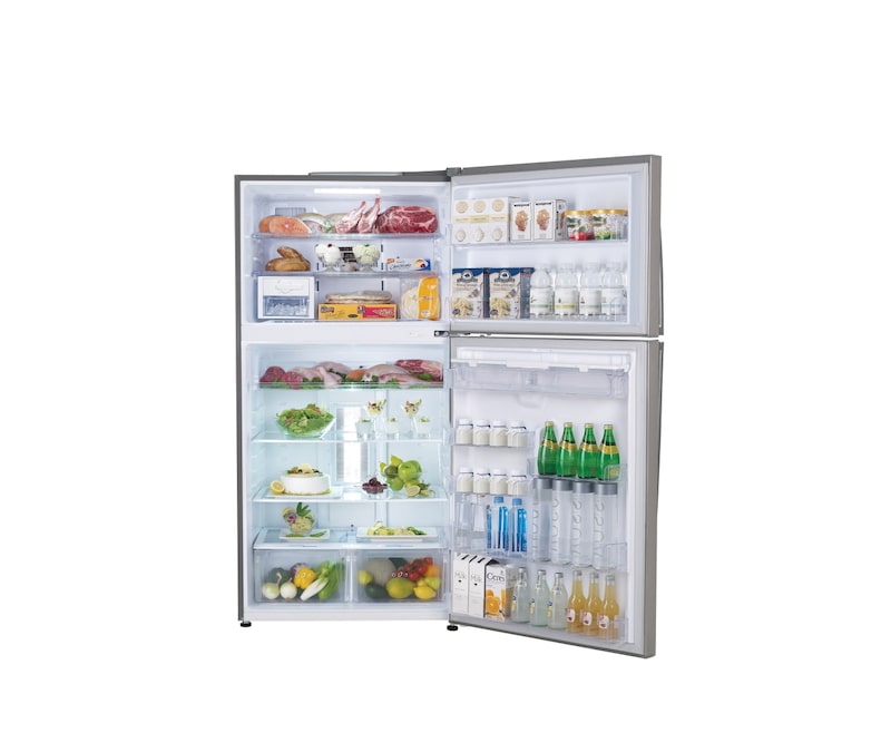 LG 601L Top Mount Refrigerator with Water Dispenser and Inverter Compressor, GR-W600GSL