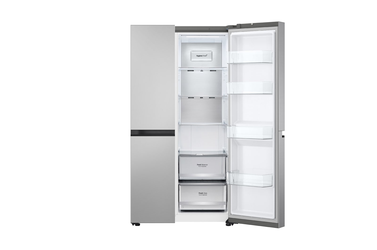 LG 655L Side by Side Fridge - Stainless Finish, GS-B600PL