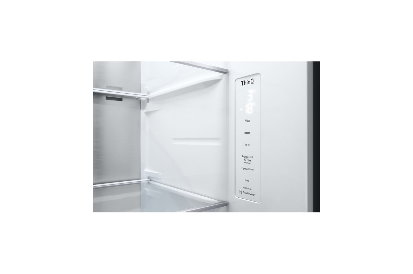 LG 655L Side by Side Fridge - Stainless Finish, GS-B600PL