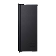 LG 626L Flat Door Side by Side Fridge, in Matte Black Finish, GS-B680MBL