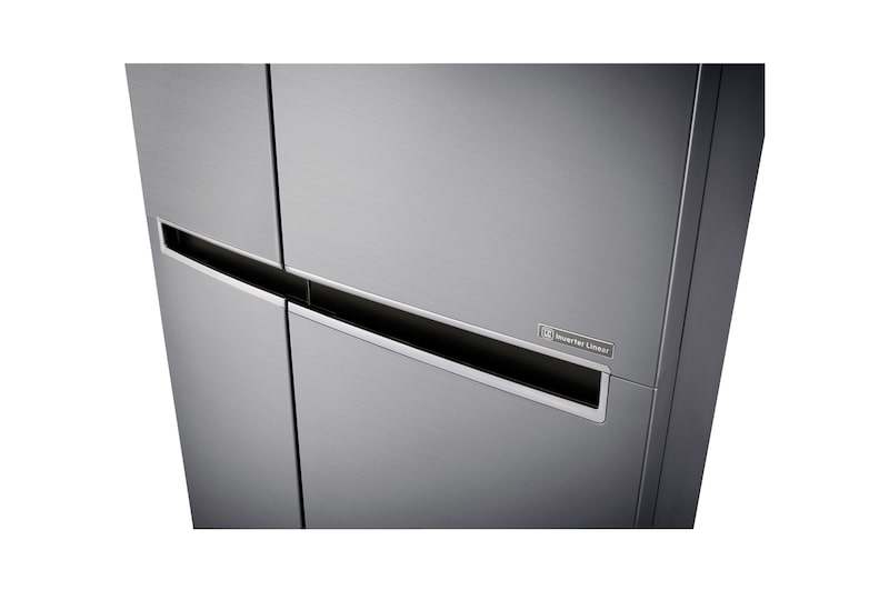 LG 642L Side by Side Fridge - Stainless Finish, GS-B680PL