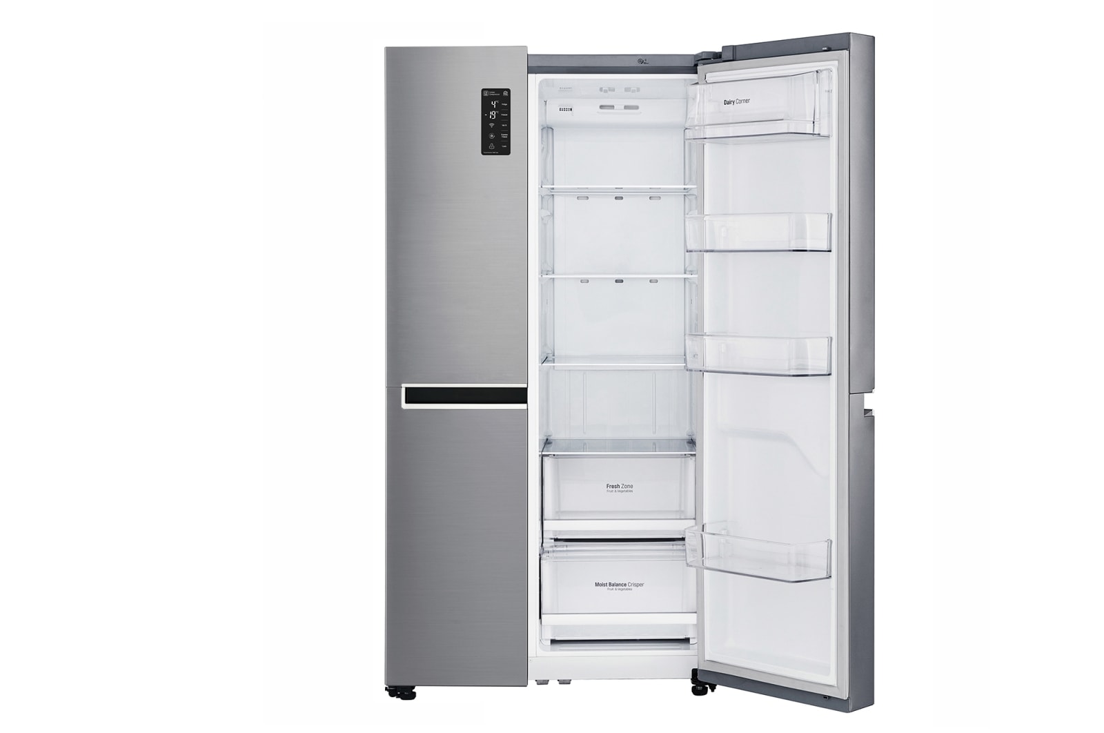 LG 642L Side by Side Fridge With 3 Star Energy Rating, GS-B680PL