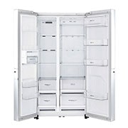 LG 642L Side by Side Fridge With 3 Star Energy Rating, GS-B680WL