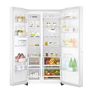 LG 642L Side by Side Fridge With 3 Star Energy Rating, GS-B680WL