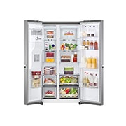 LG 635L Side by Side Fridge with Craft Ice™ , GS-D600PLC