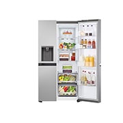 LG 635L Side by Side Fridge with Craft Ice™ , GS-D600PLC