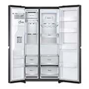 LG 635L Side by Side Fridge with Craft Ice™ , GS-D635MBLC