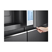 LG 635L Side by Side Fridge with Craft Ice™ , GS-D635MBLC