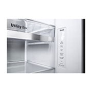 LG 635L Side by Side Fridge with Craft Ice™ , GS-D635MBLC