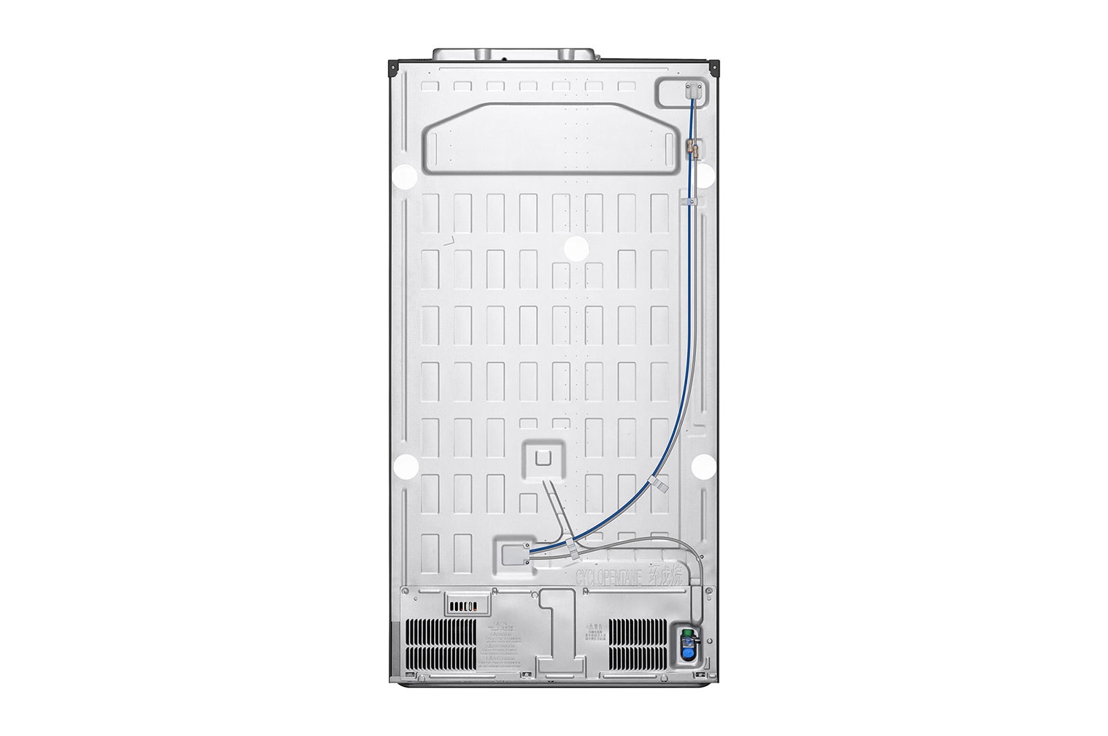 LG 635L Side by Side Fridge in Stainless Finish, GS-D635PLC