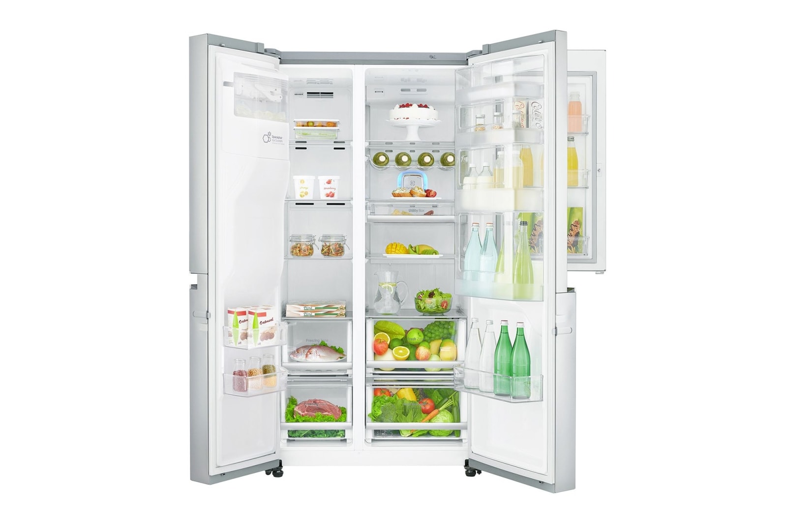 LG 625L Side by Side Fridge with Door-in-Door®, GS-D665PL