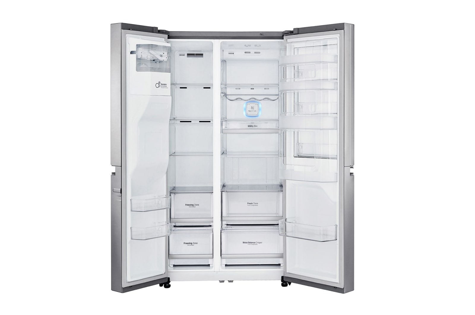 LG 625L Side by Side Fridge with Door-in-Door®, GS-D665PL