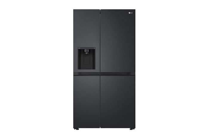 LG 635L Side by Side Fridge - Plumbed, GS-L600MBL