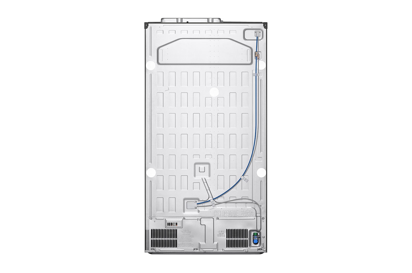 LG 635L Side by Side Fridge - Plumbed, GS-L600MBL