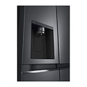 LG 635L Side by Side Fridge with Door-in-Door® , GS-L635MBL