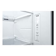 LG 635L Side by Side Fridge with Door-in-Door® , GS-L635MBL