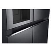 LG 635L Side by Side Fridge with Door-in-Door® , GS-L635MBL