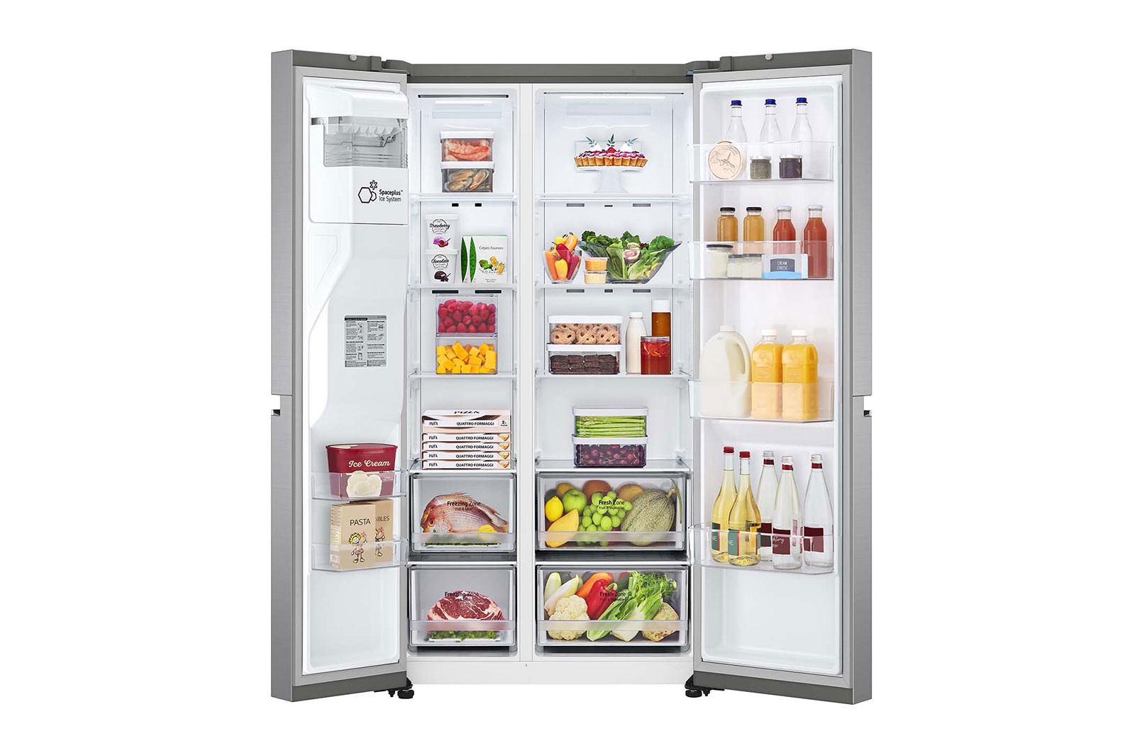 LG 635L Side by Side Fridge with Door-in-Door®, GS-L635PL