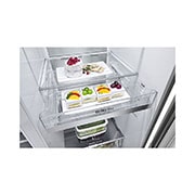 LG 635L Side by Side Fridge in Stainless Finish, GS-L635PLF