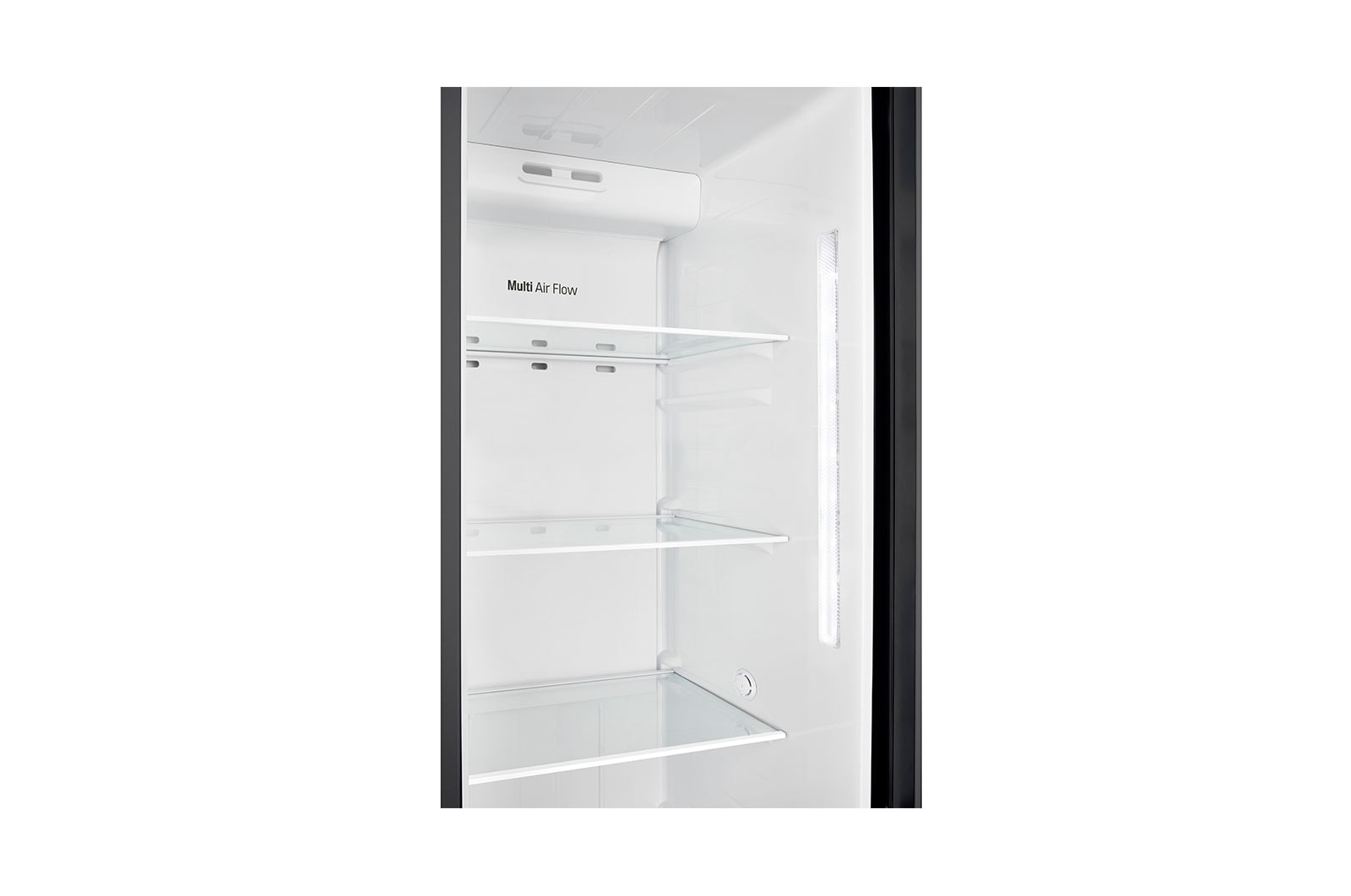 LG 625L Side by Side Fridge with Non-Plumbed Ice & Water Dispenser in Matte Black Finish, GS-L668MBNL