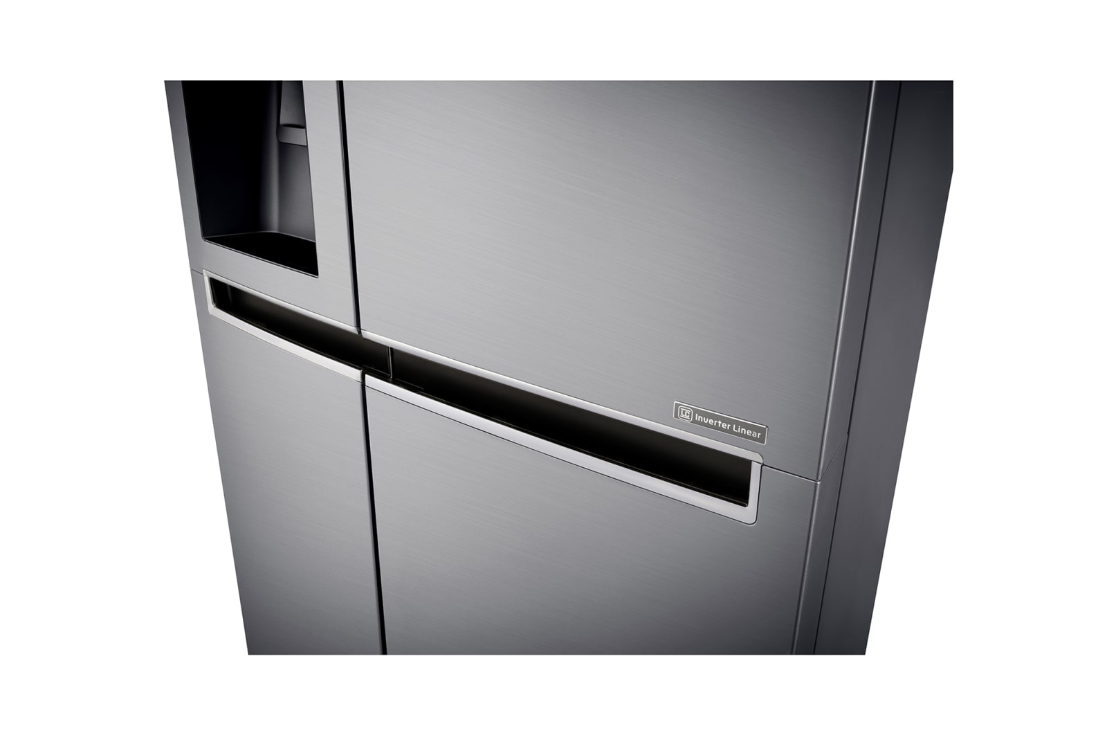 LG 625L Side by Side Fridge with Plumbed Ice & Water Dispenser, GS-L668PL