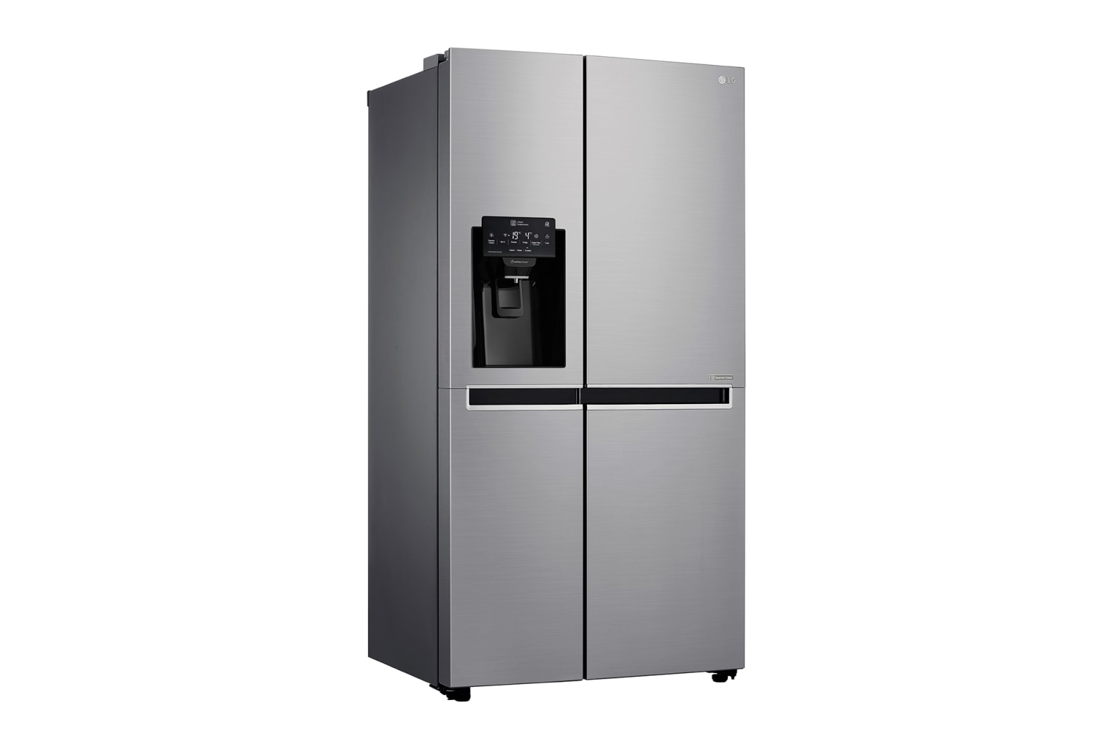 LG 625L Side by Side Fridge with Plumbed Ice & Water Dispenser, GS-L668PL