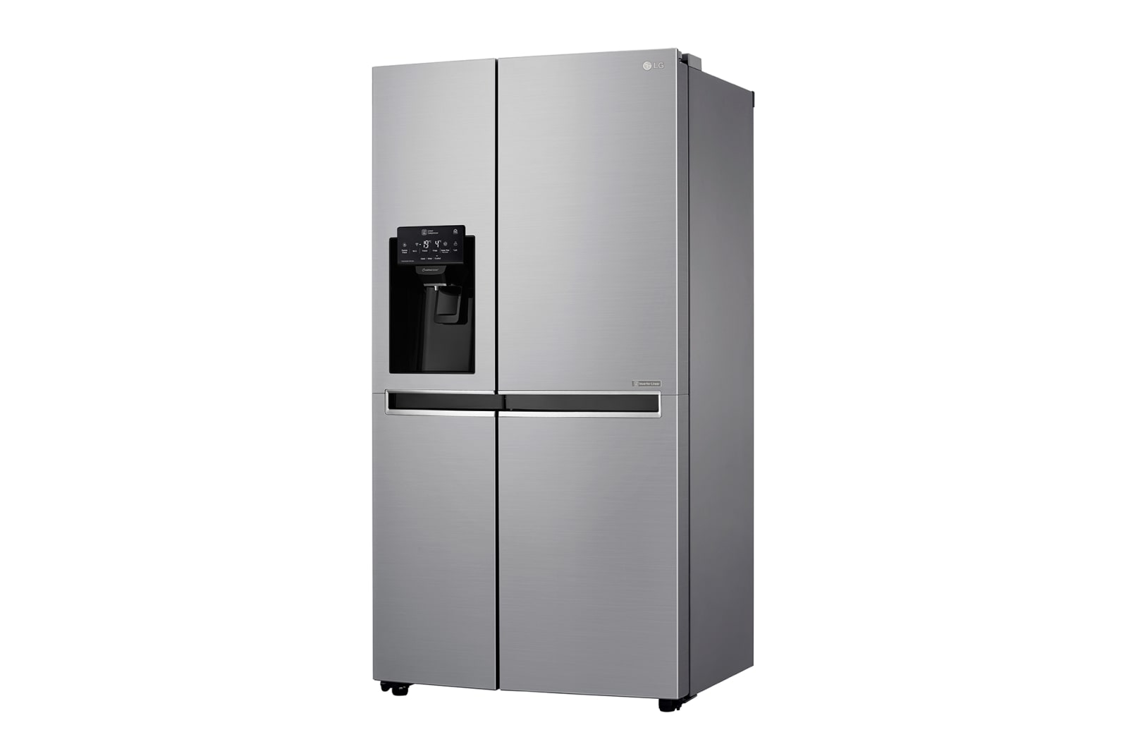 LG 625L Side by Side Fridge with Plumbed Ice & Water Dispenser, GS-L668PL