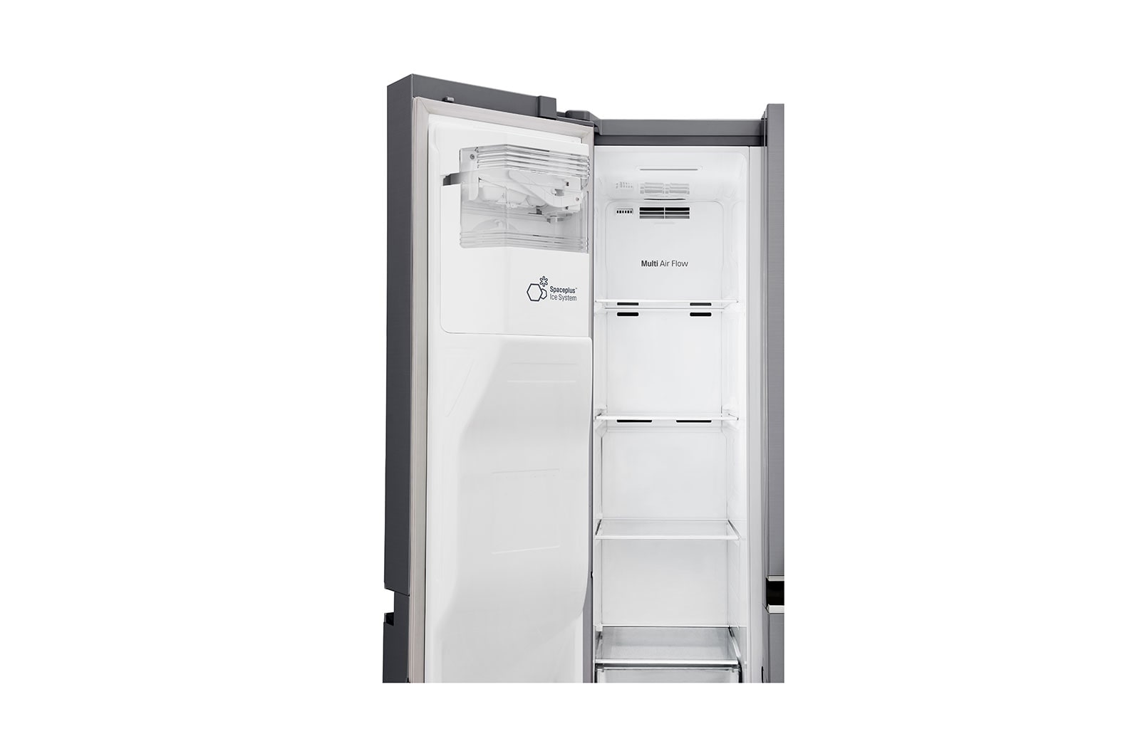 LG 625L Side by Side Fridge with Water & Ice Dispenser, GS-L668PNL