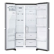 LG 625L Side by Side Fridge with Water & Ice Dispenser, GS-L668PNL