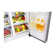 LG 625L Side by Side Fridge with Water & Ice Dispenser, GS-L668PNL