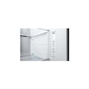 LG 635L Side by Side Fridge with Non-Plumbed Ice & Water Dispenser, GS-N600PL