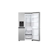 LG 635L Side by Side Fridge with Non-Plumbed Ice & Water Dispenser, GS-N600PL