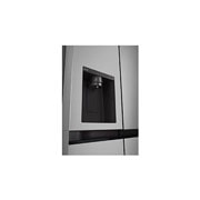 LG 635L Side by Side Fridge with Non-Plumbed Ice & Water Dispenser, GS-N600PL