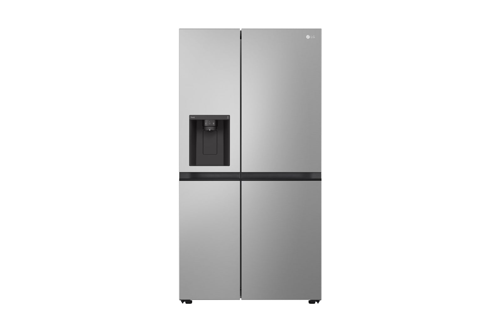 LG 635L Side by Side Fridge with Non-Plumbed Ice & Water Dispenser, GS-N600PL