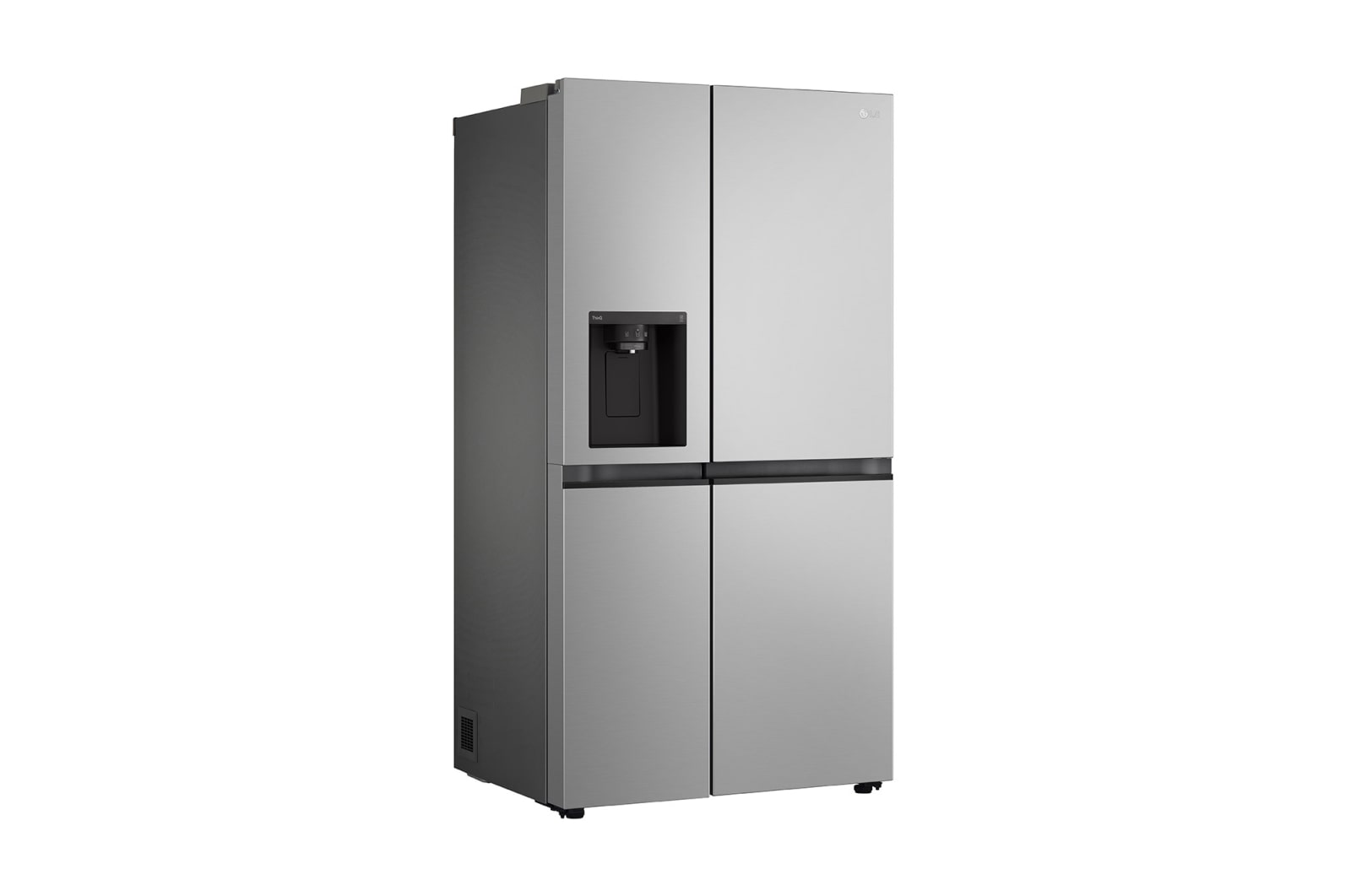 LG 635L Side by Side Fridge with Non-Plumbed Ice & Water Dispenser, GS-N600PL