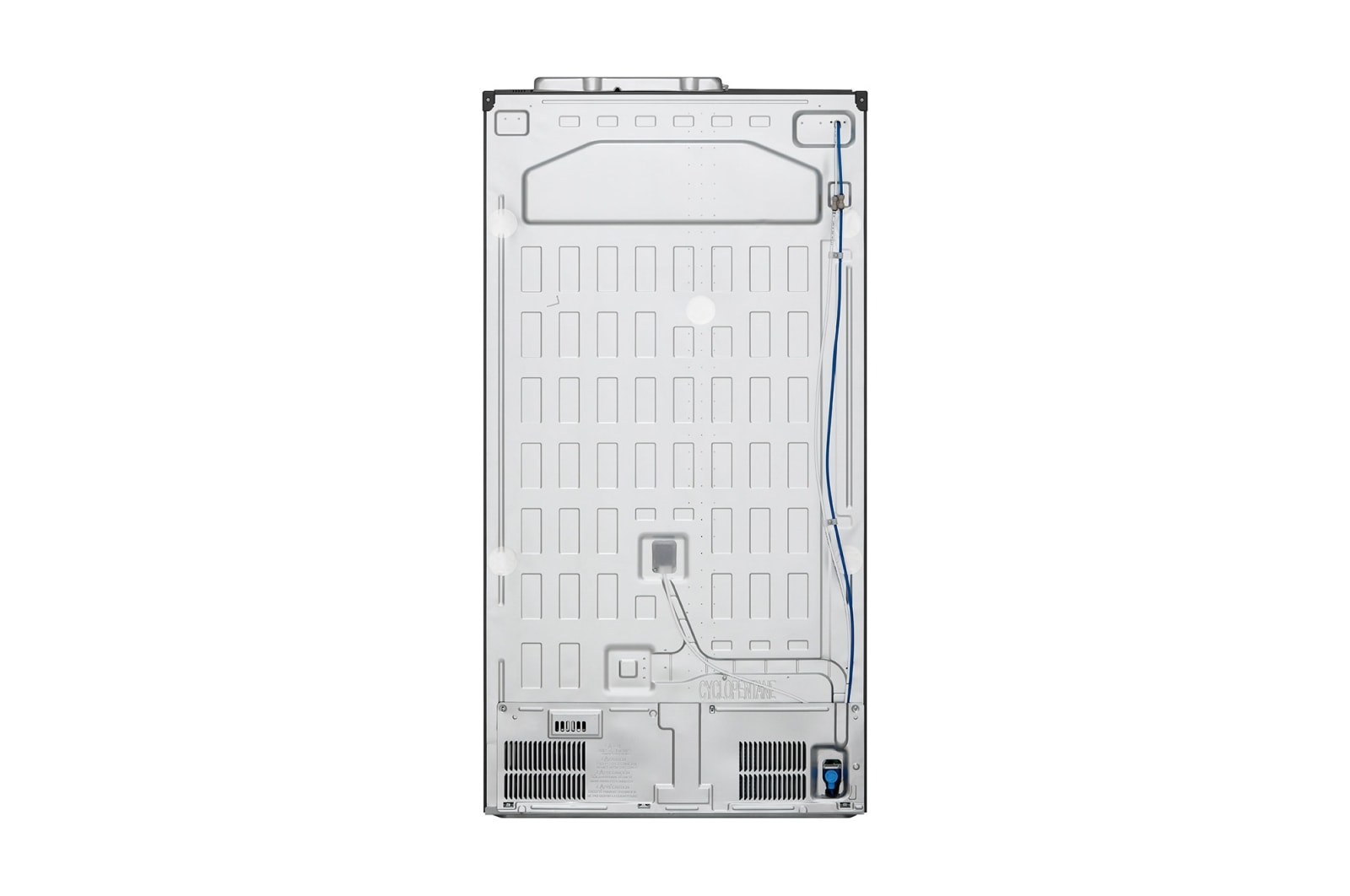 LG 635L Side by Side Fridge with Non-Plumbed Ice & Water Dispenser, GS-N600PL