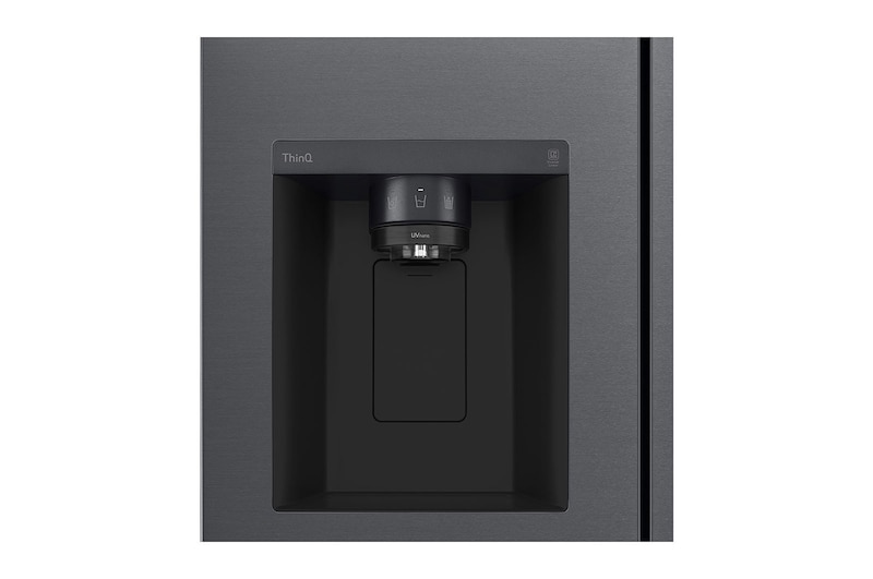 LG 635L Side by Side Fridge - Non-Plumbed, GS-N635MBL