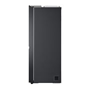 LG 635L Side by Side Fridge with Non-Plumbed Ice & Water Dispenser, GS-N635MBL