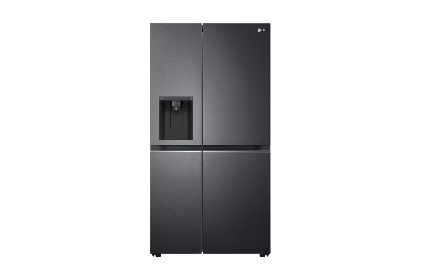 Front view of 635L Side by Side Fridge - Non-Plumbed GS-N635MBL