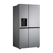 LG 635L Side by Side Fridge with Non-Plumbed Ice & Water Dispenser, GS-N635PL