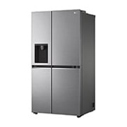 LG 635L Side by Side Fridge with Non-Plumbed Ice & Water Dispenser, GS-N635PL